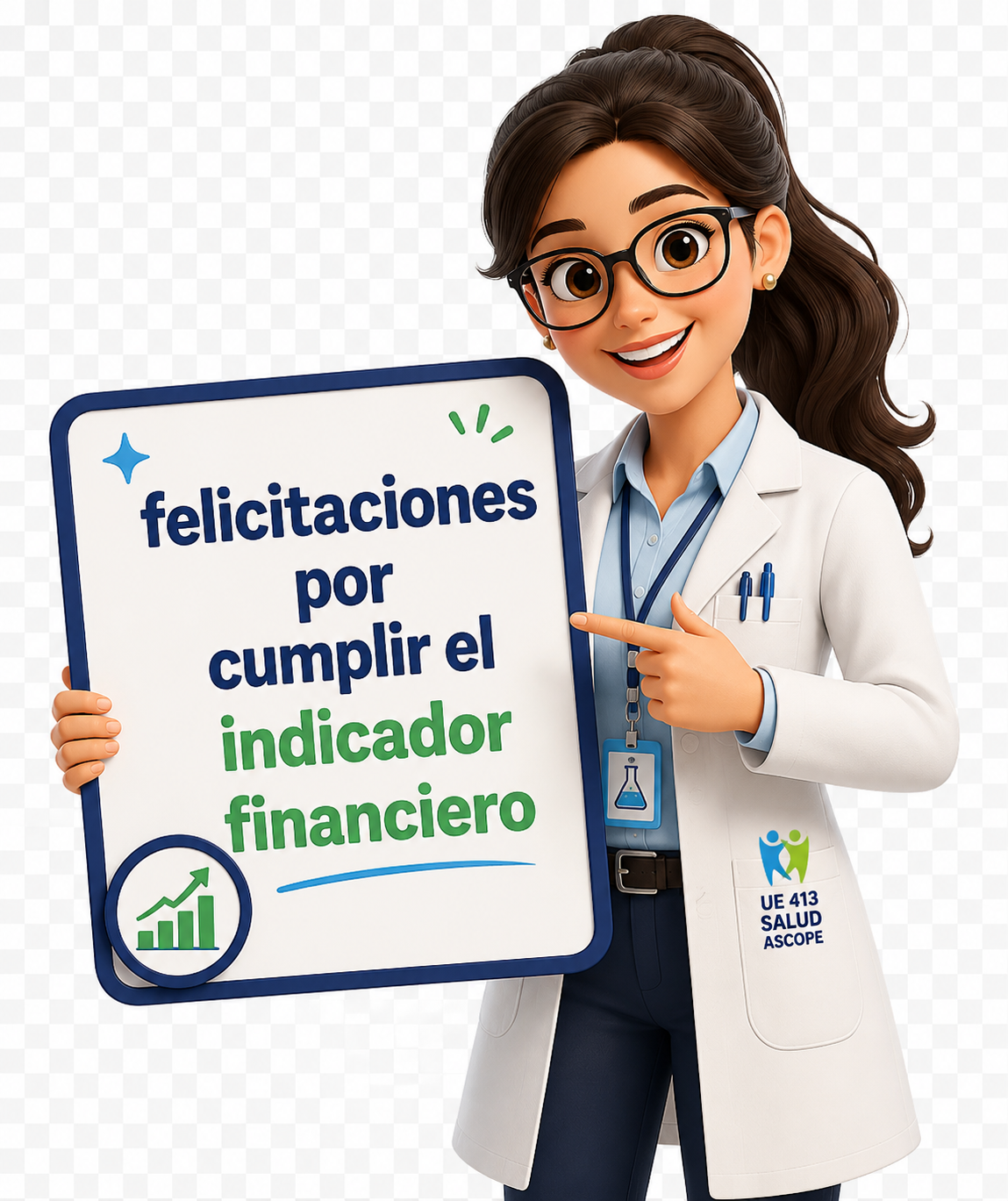 Felicitaciones por cumplir el indicador financiero