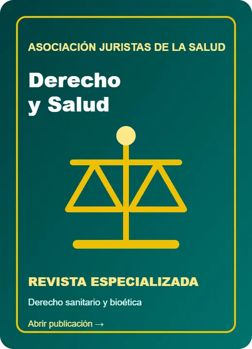 Portada de la Revista Derecho y Salud